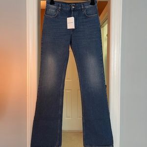 Balenciaga Bootcut Jeans in Faded Blue – New With Tags